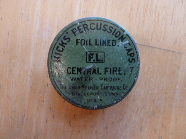 HICKS UNION METALLIC CORPORATION Percusssion Cap Tin