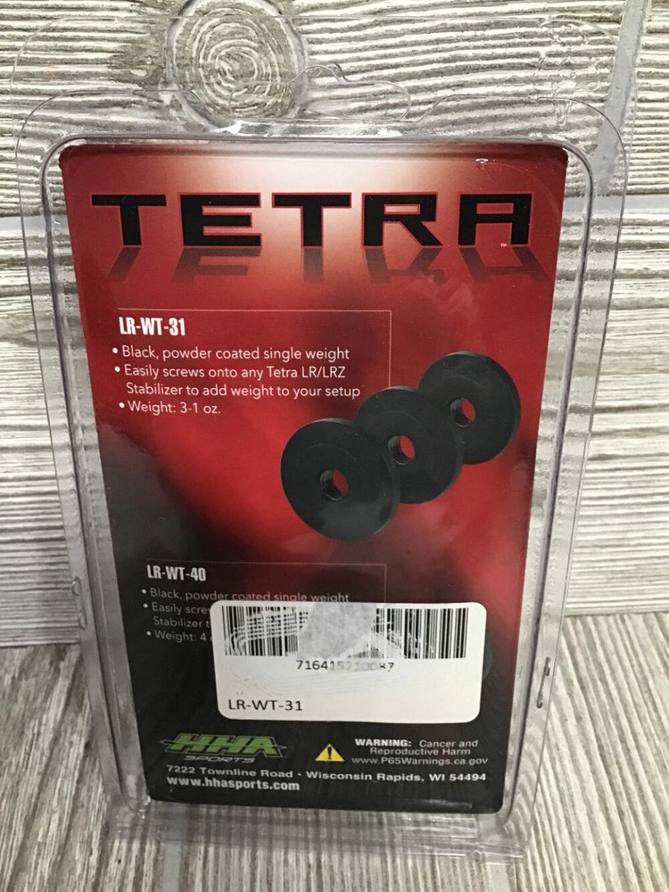 HHA Tetra Stabilizer weights 3 pk 1oz