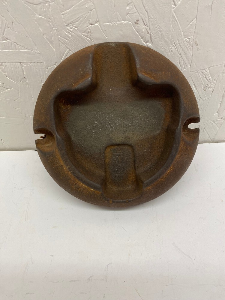 antique cast iron practice golf putting cup??-- RARE