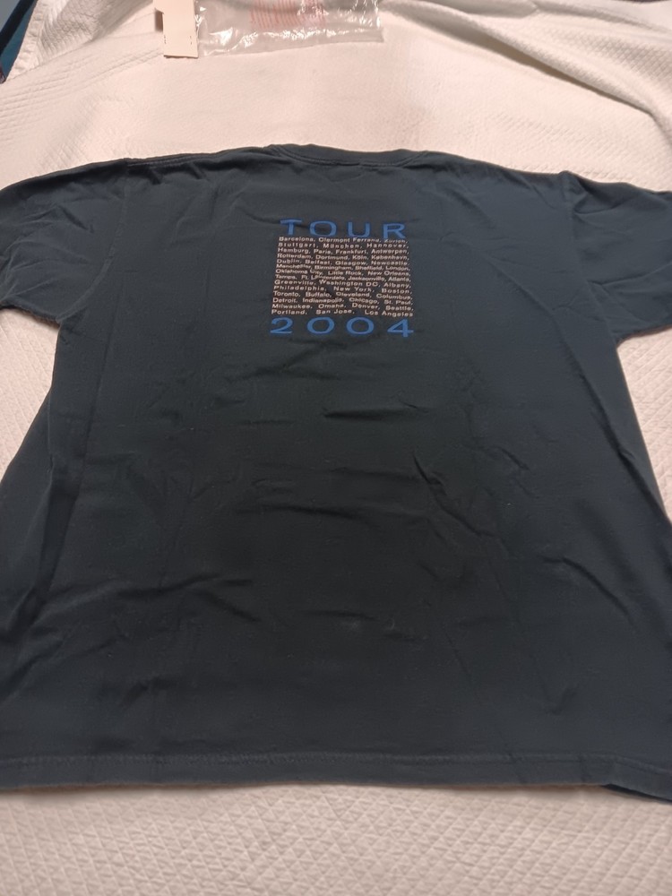 LEGEND ERIC CLAPTON 2004 WORLD TOUR TSHIRT XLARGE