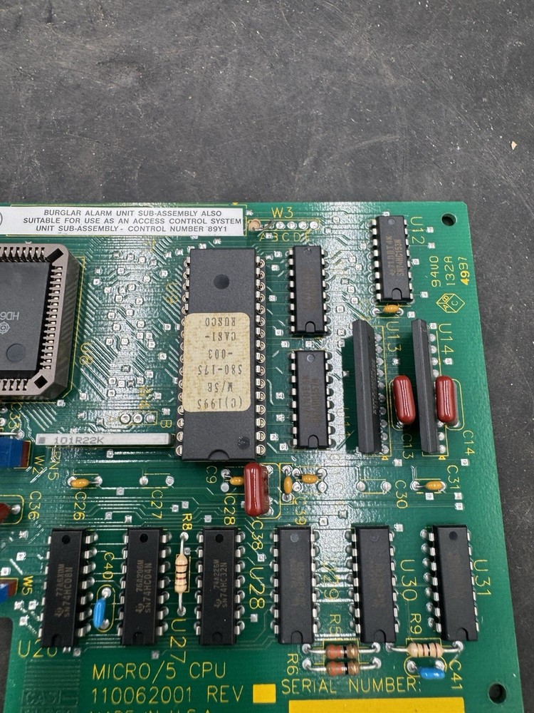 GE Security / Casi Rusco 110062001 Micro/5 CPU Board