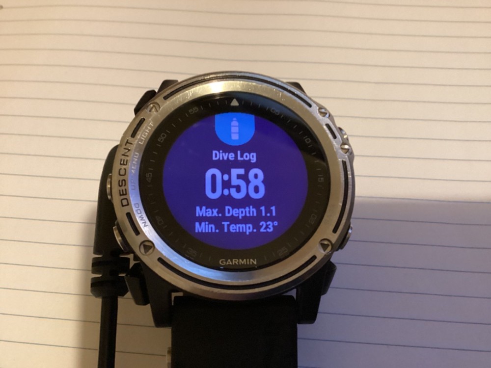 Garmin Descent MK1 Dive Computer with Surface GPS - Silver - Used