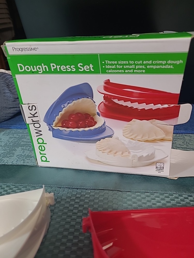 3pc Dough Press Set - Versatile Pie, Empanada, Dumpling Makers, BPA-Free