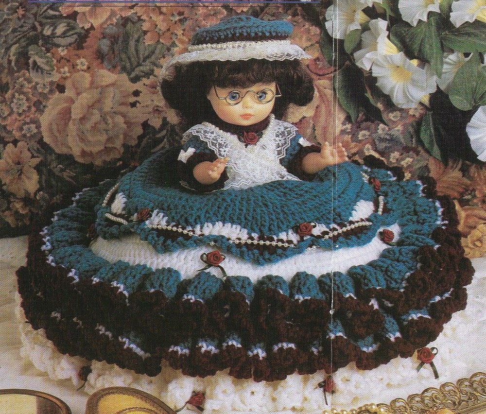 CAROLYN GALE PILLOW DOLL DIGEST SIZE CROCHET PATTERN INSTRUCTIONS