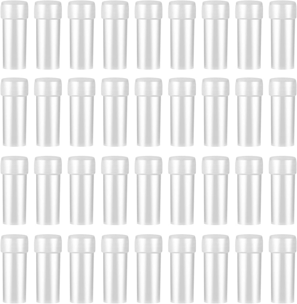100Pcs 5ML Small Pill Plastic Containers Empty Pill Bottles Sample Bottles Vi...