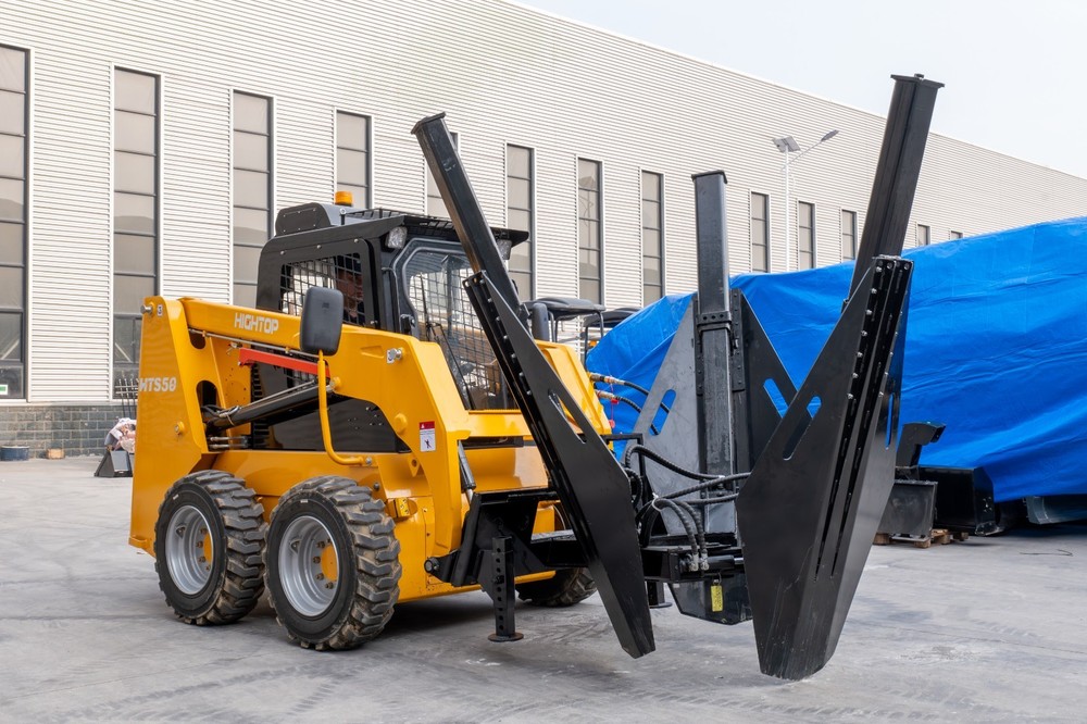 Root Digging Move Tree Transplanter, Convertible Root Removal fit bobcat loader