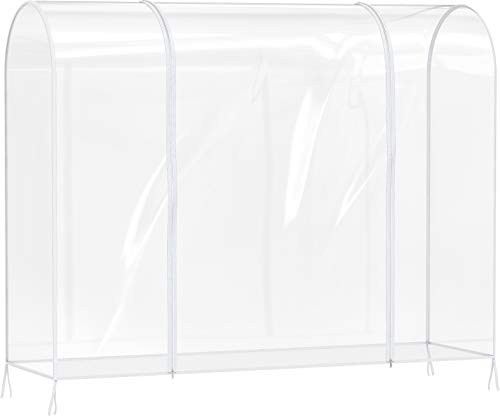 Clear Garment Rack Cover