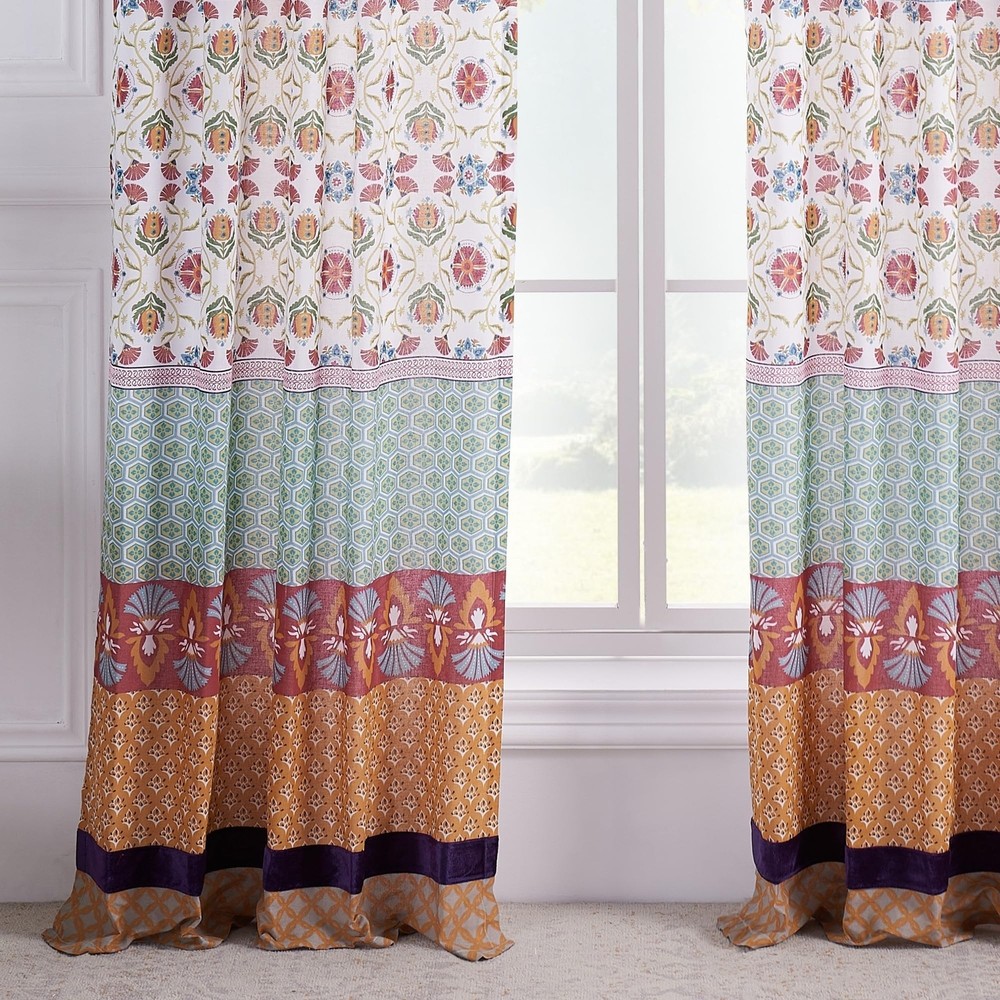 Thalia Window Panel Pair Tango