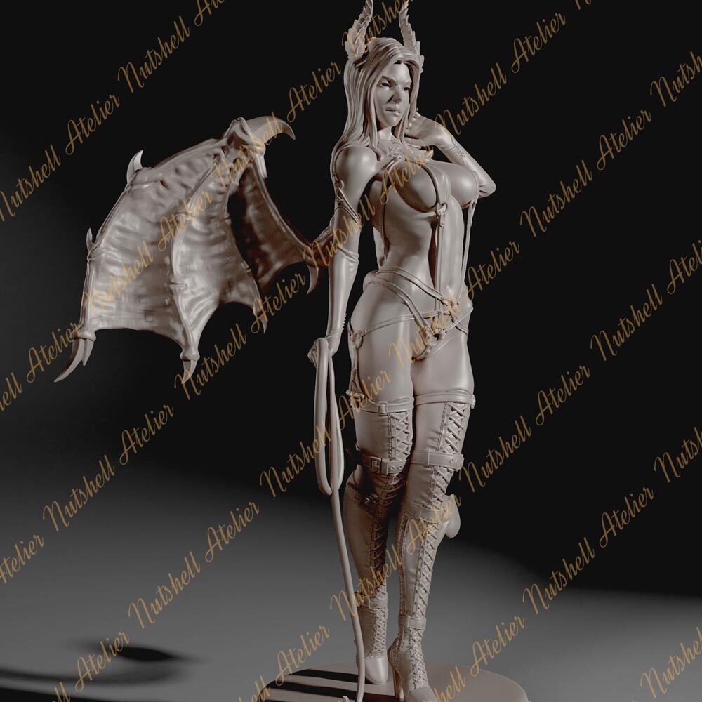 Succubus Whip 3D Print Model Kit Unpainted Unassembled 3 Version NSFW