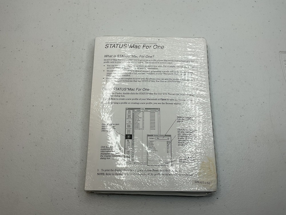 Status Mac For One Version 3.0 New Sealed
