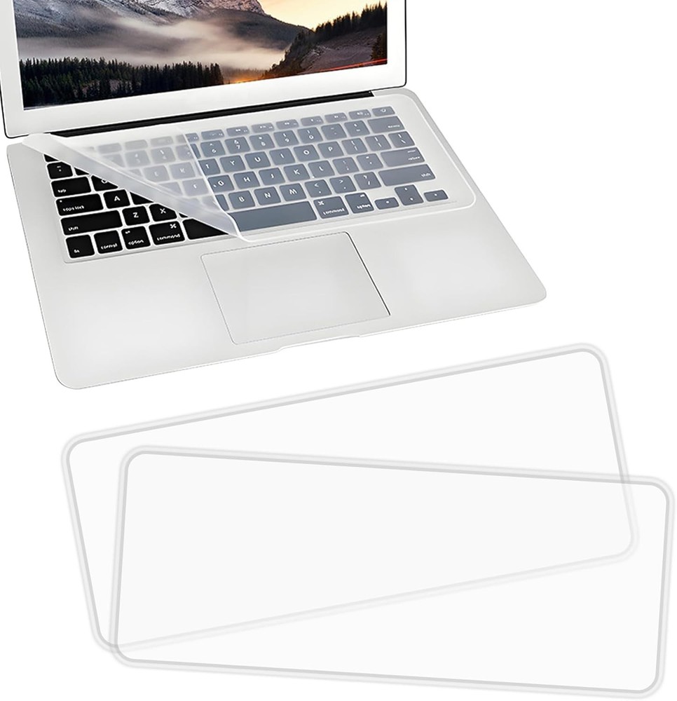 Universal Silicone Keyboard Cover - 2 Sheets Waterproof & Dustproof for Laptops