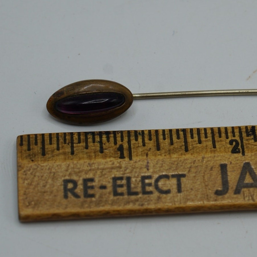 Mourning Stick Pin Victorian Antique