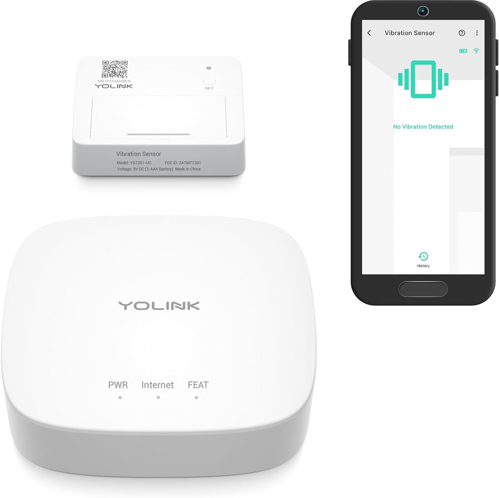 Lora Smart Vibration Sensor & Hub Starter Kit: Hub & Smart Shock, Glass Break, T