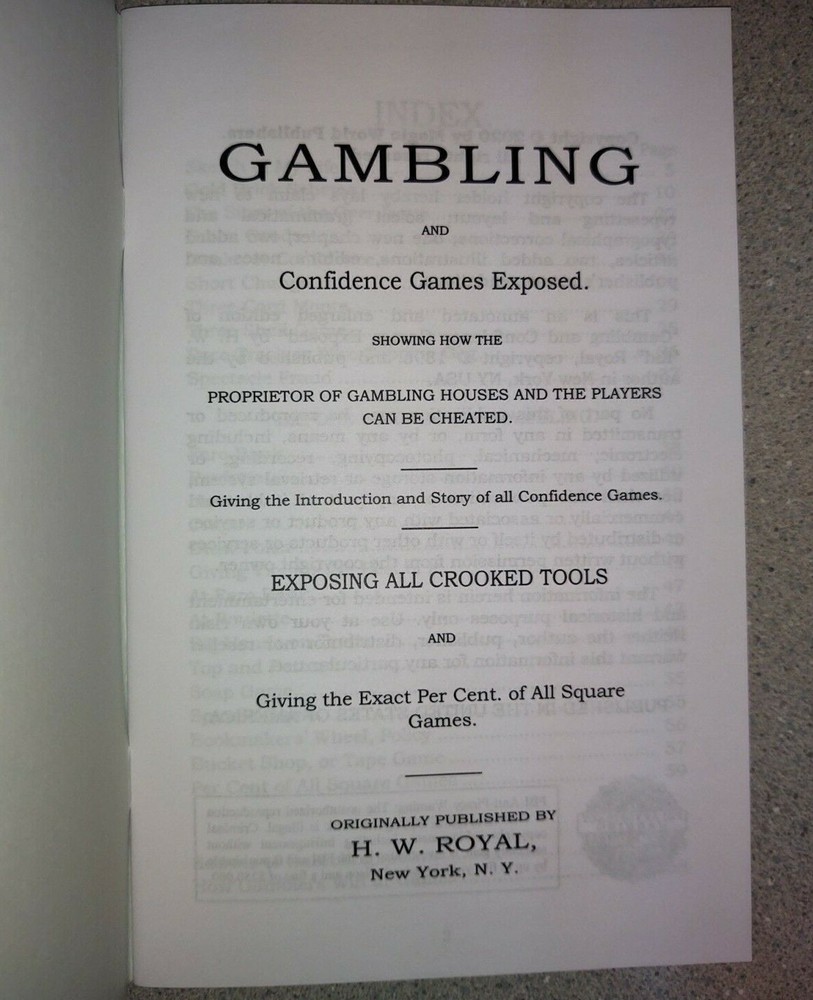 Confidence and Gambling Tricks by Kid Royal