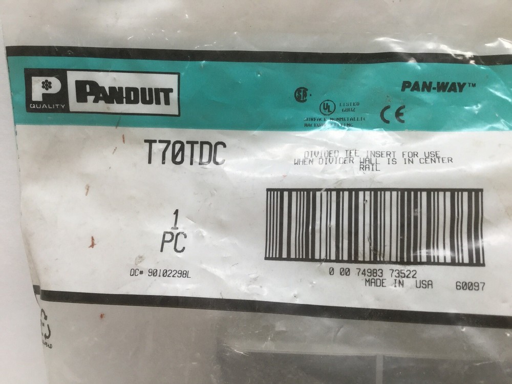 Panduit T70TDC Divided TEE Insert