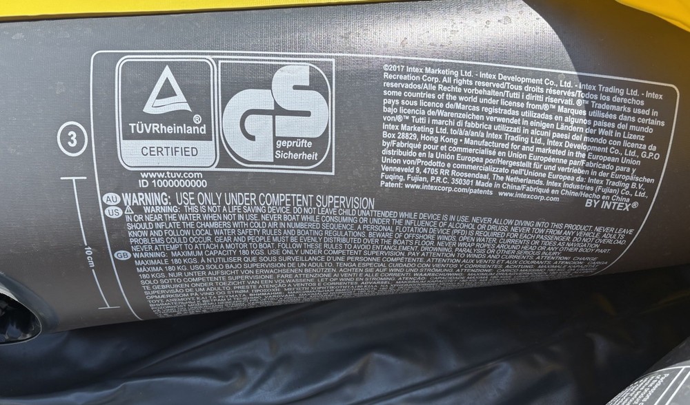 INTEX Inflatable Tandem Kayak Explorer K2 *** Read Description