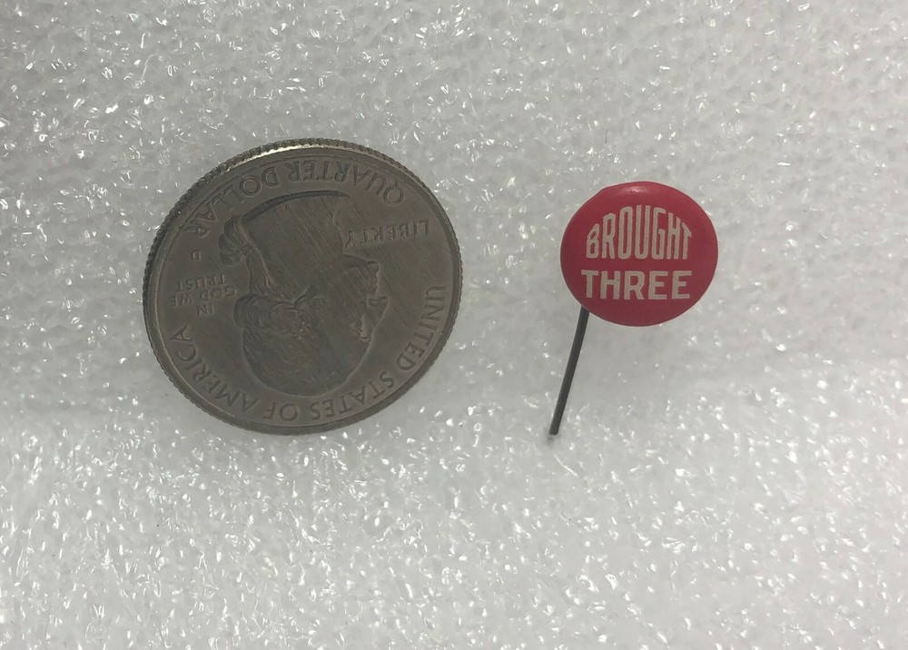 Vintage Brought Three Pin