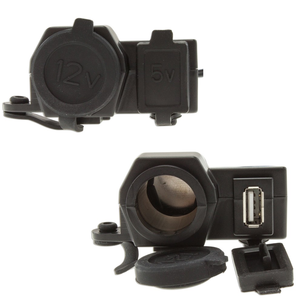 USB 12V 5v 2A Plug Universal Phone GPS Cigarette Lighter & USB Charger Android