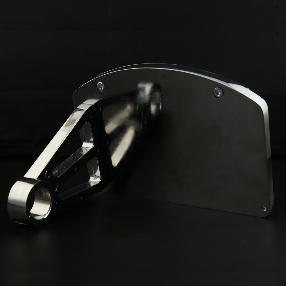 Motorcycle License Plate LED Tail Light Horizontal Side Mount Bracket For Harley