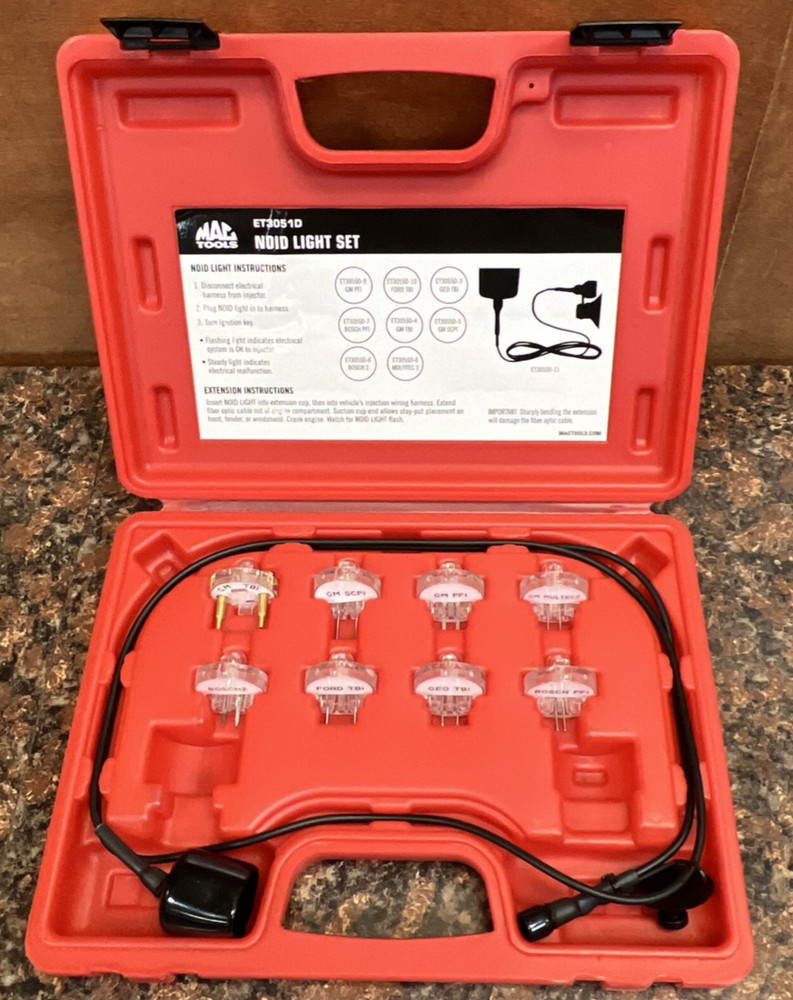 Mac Tools ET3051D Noid LIte Set in original case b-4