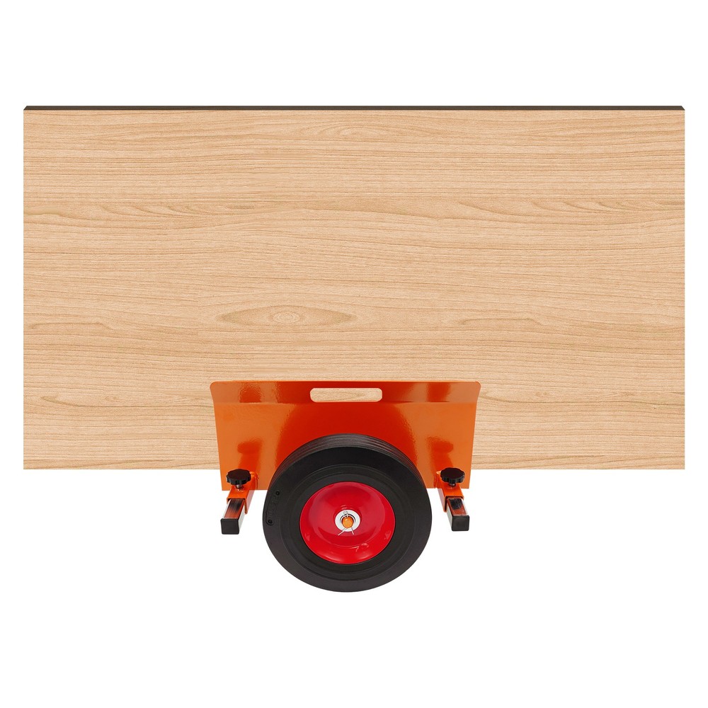 10'' Solid Wheels Heavy Duty Panel Dolly Slab Dolly w/ Handles Capacity 1100lbs
