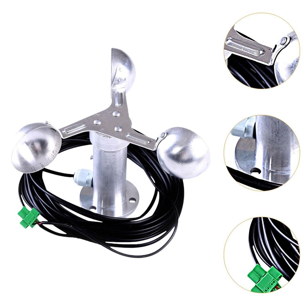 Wind Speed Testing Three Cups Wind Tester Anemometer Sturdy Multiuse Wind Speed