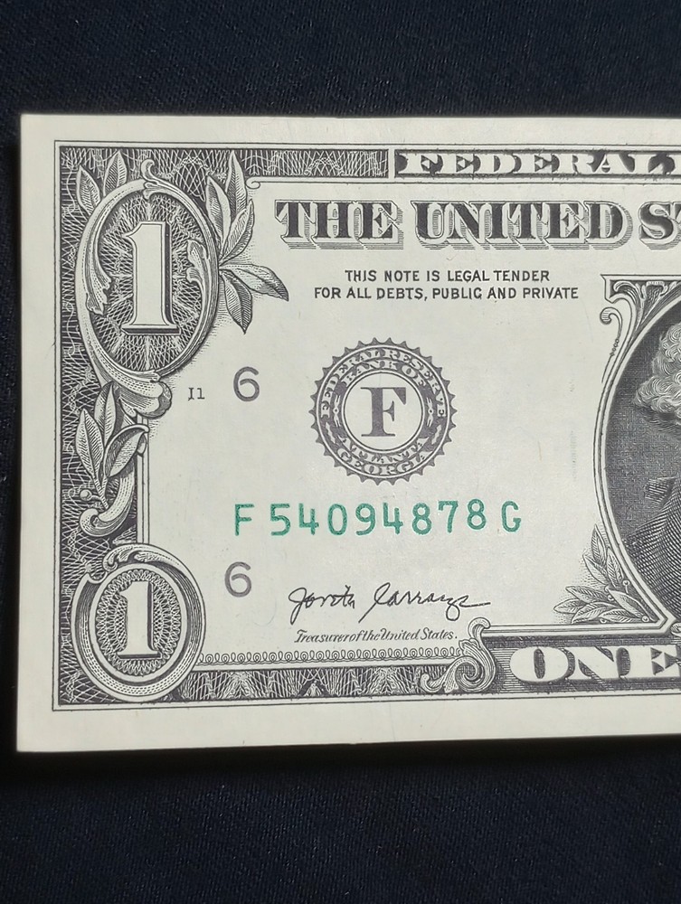 Crispy 2017A $1 Note Double Gas Pump Error.       #517
