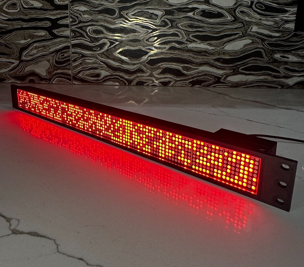 19” 1RU Data Network, Madia Server Rack Led Display