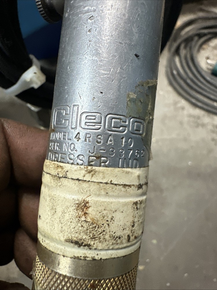 Cleco 4RSA10 Inline Pneumatic Adjustable Torque Nutrunner Screwdriver 1/4" Drive