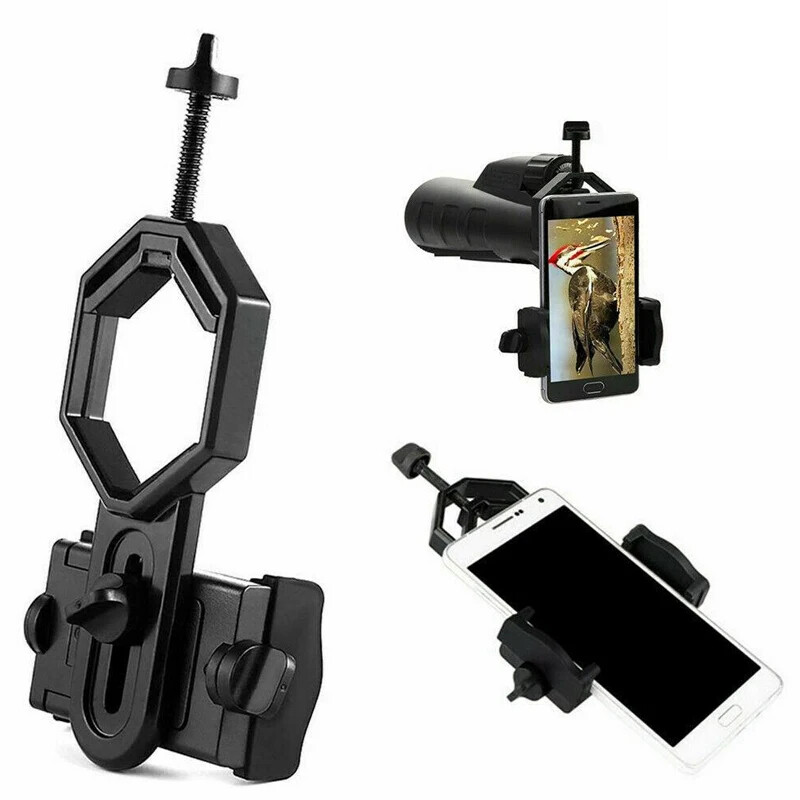 Adjustable Plastic Cellphone Adapter Mount Microscope Spotting Scope