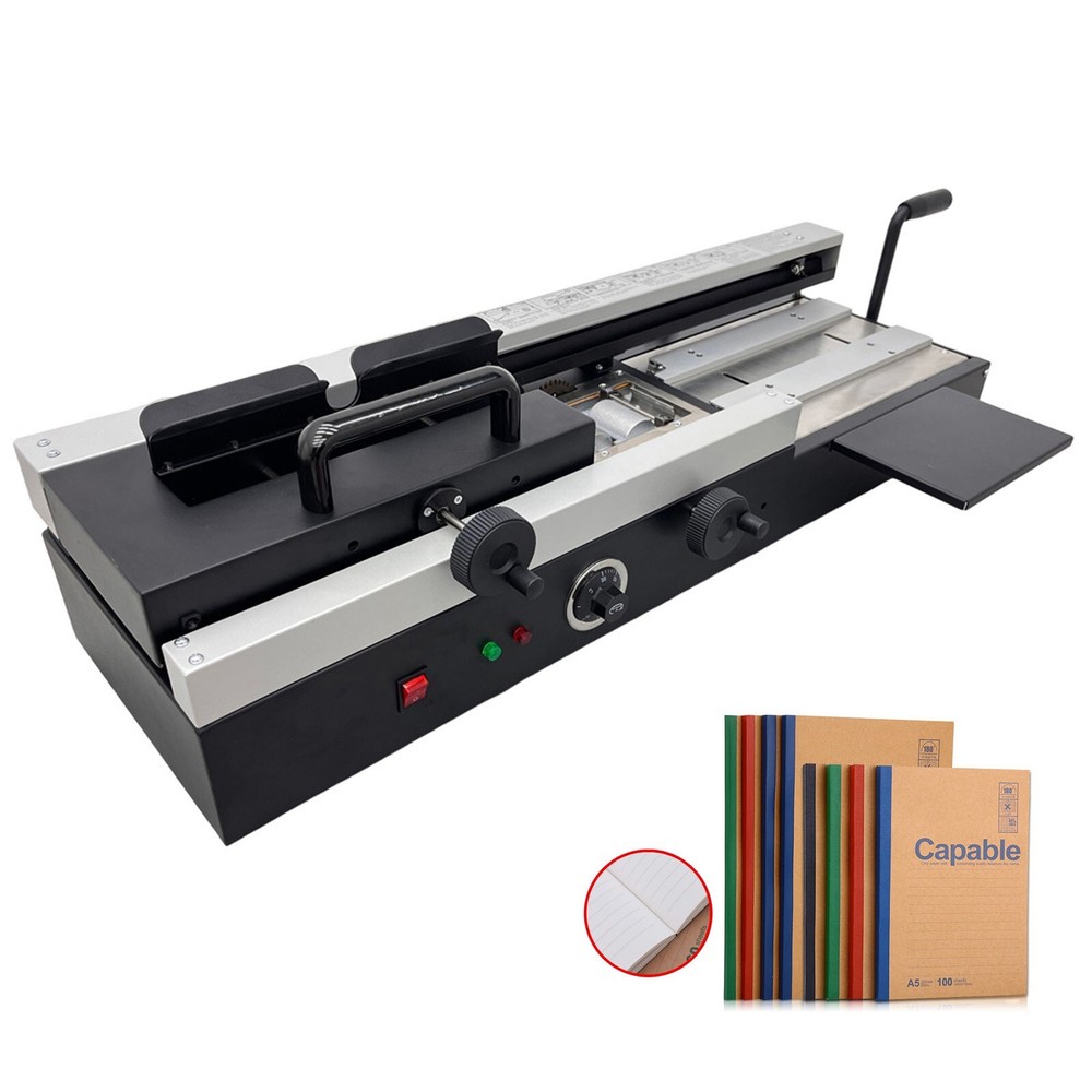 Manual Hot Thermal Glue Binder Wireless Binding Machine Office Binding Equipment