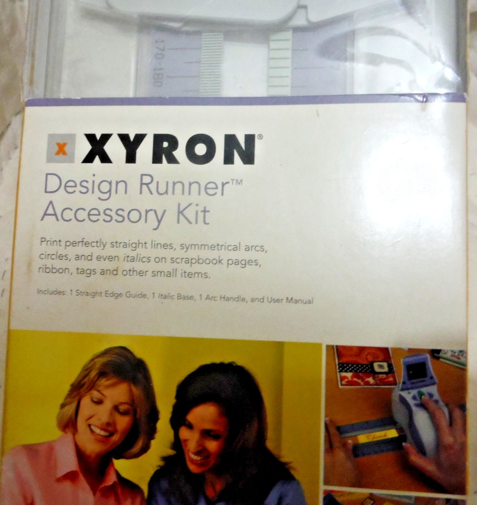 Xyron Design Runner Accessory Kit 48341 - Straight Edge Guide & More NEW
