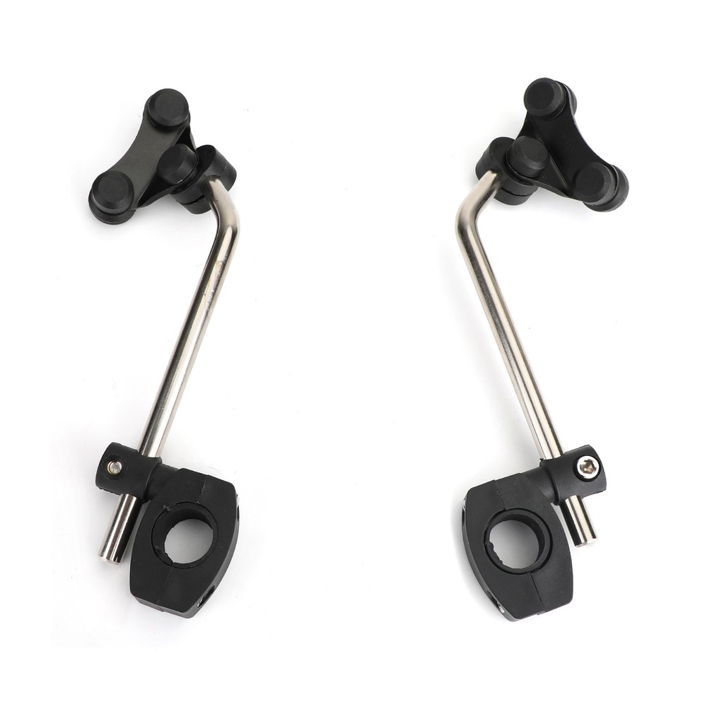 Universal Windscreen Bracket 7/8" 22mm Standard Handlebar Windshield Mount Clamp