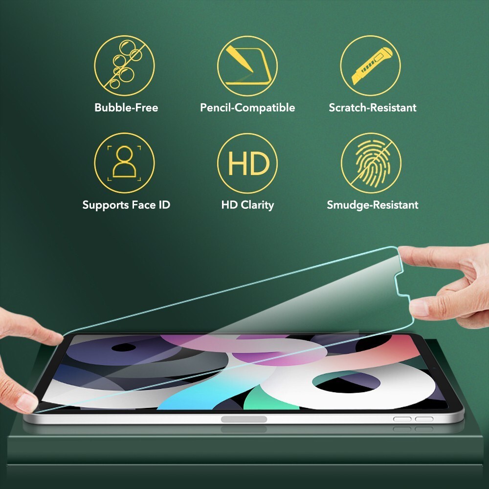 {3-Pack}Tempered Glass Screen Protector For iPad Pro 12.9" 2nd 3rd 4th 5th 6th
