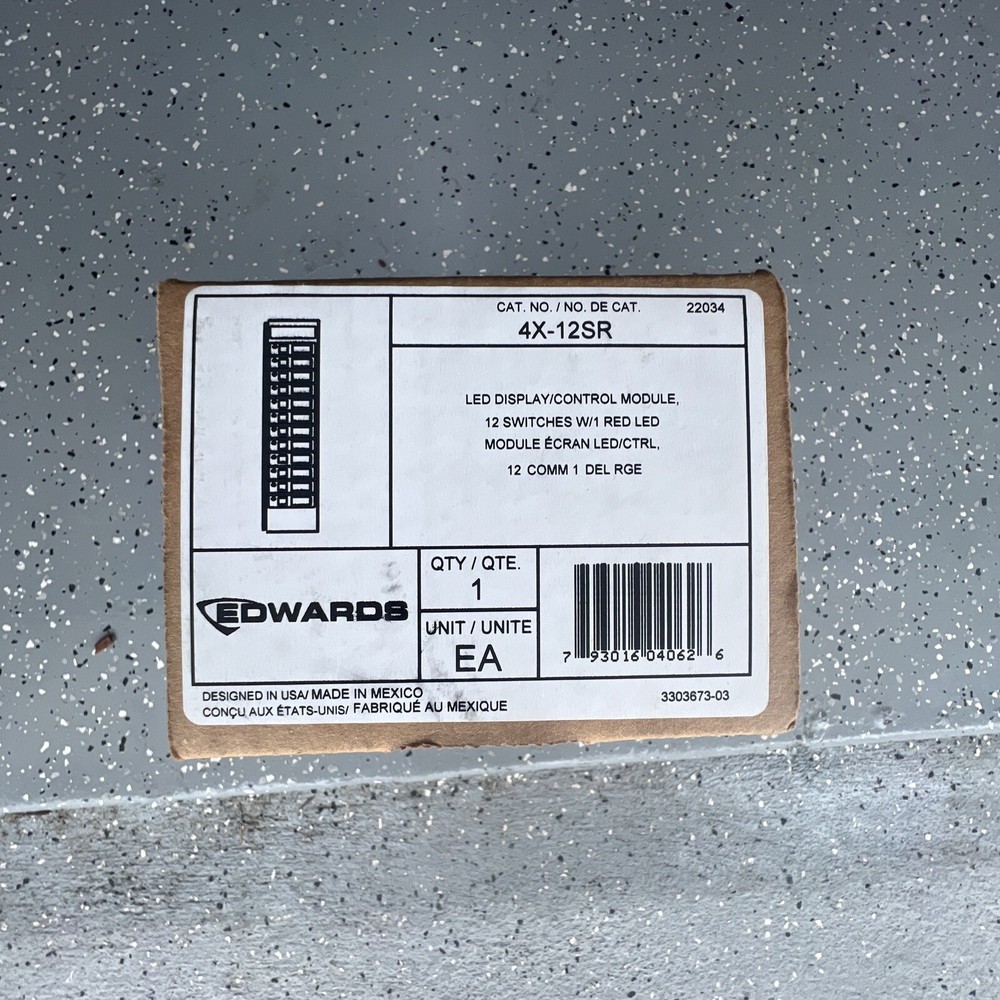 EDWARDS 4X-12SR - LED Display/Control Module