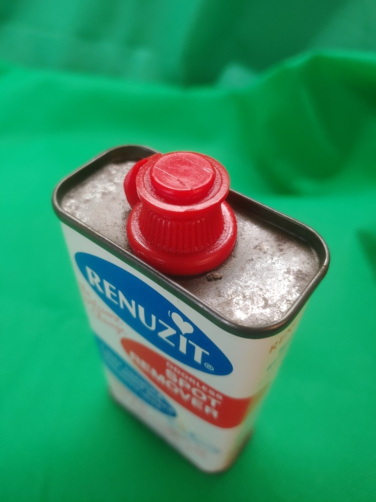 VTG Renuzit Spot Remover 4 Oz Tin Empty Cincinnati OH