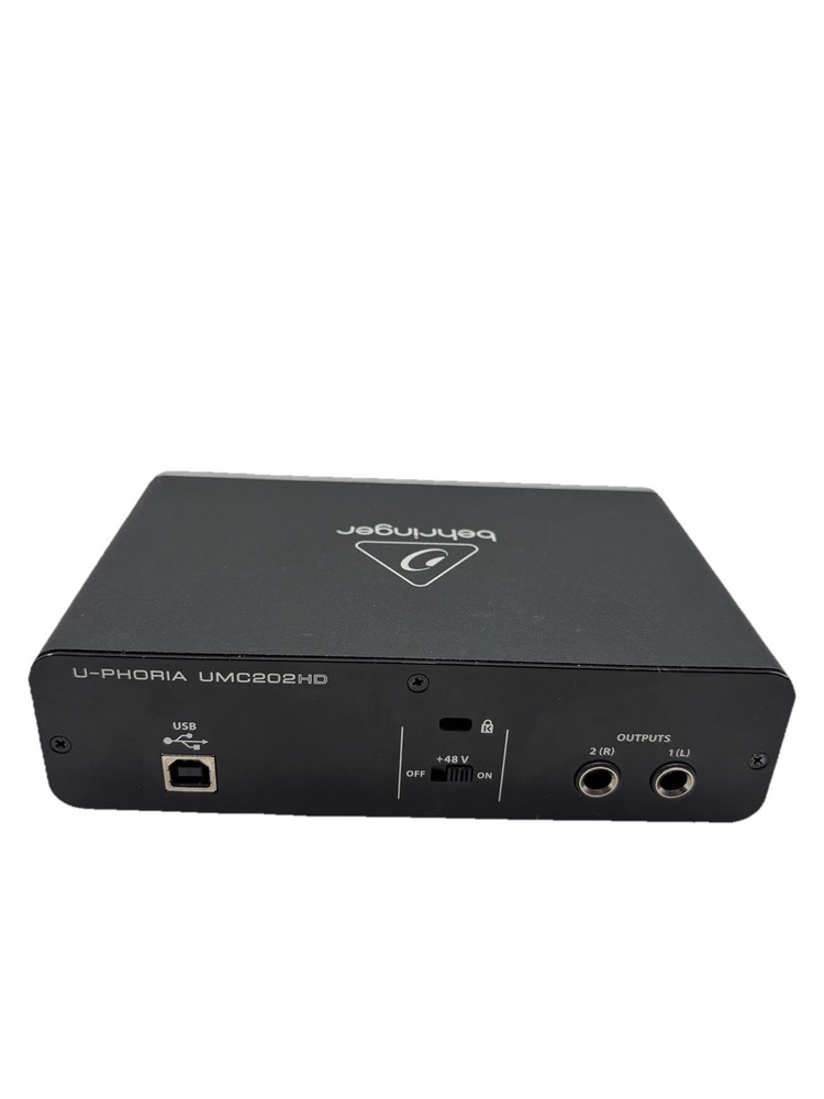 Behringer U-Phoria UMC202HD USB Audio Interface Great Condition