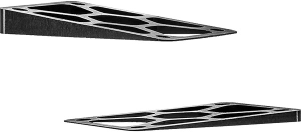 SEISMIC ANGLED RISERS 3d/7d BLACK