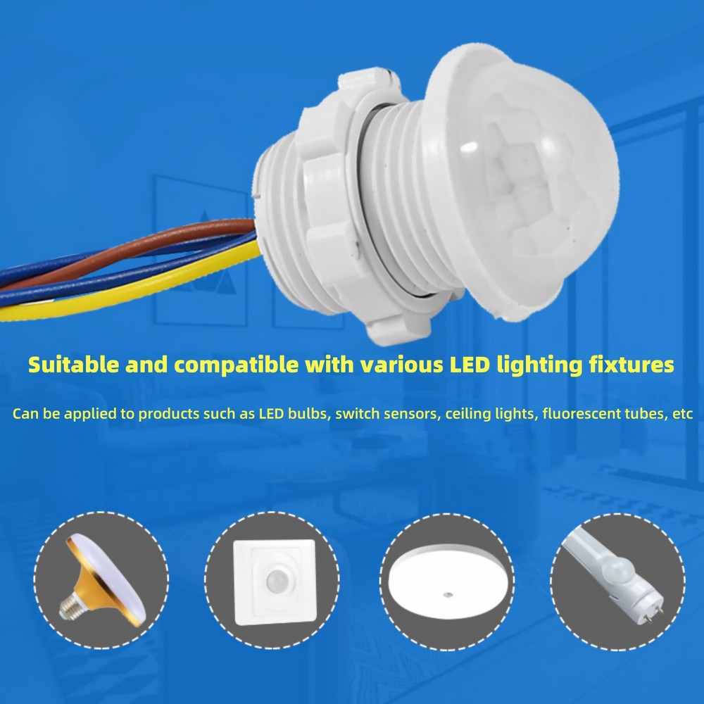 PIR Infrared Motion Sensor Detector Auto Switch AC 110V-240V Light Control Part