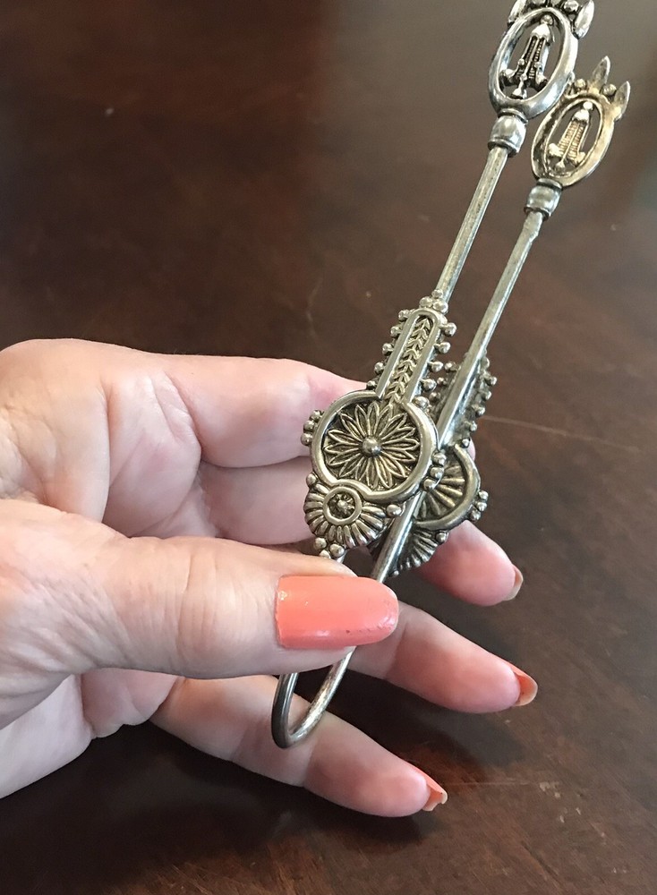 Antique Victorian Silverplate Pickle Caster