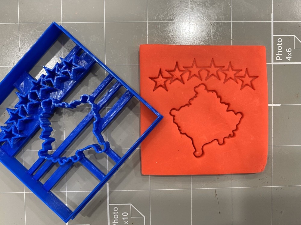 Kosovo Flag Cookie Cutter