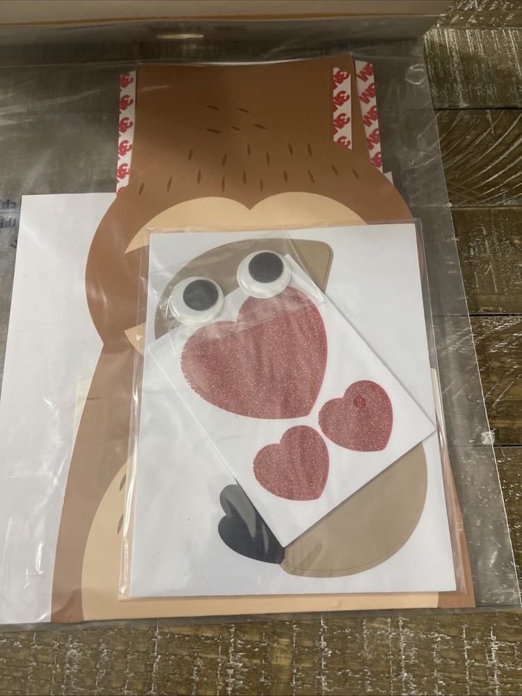 Valentines Day DIY Mail Box Kit Sloth