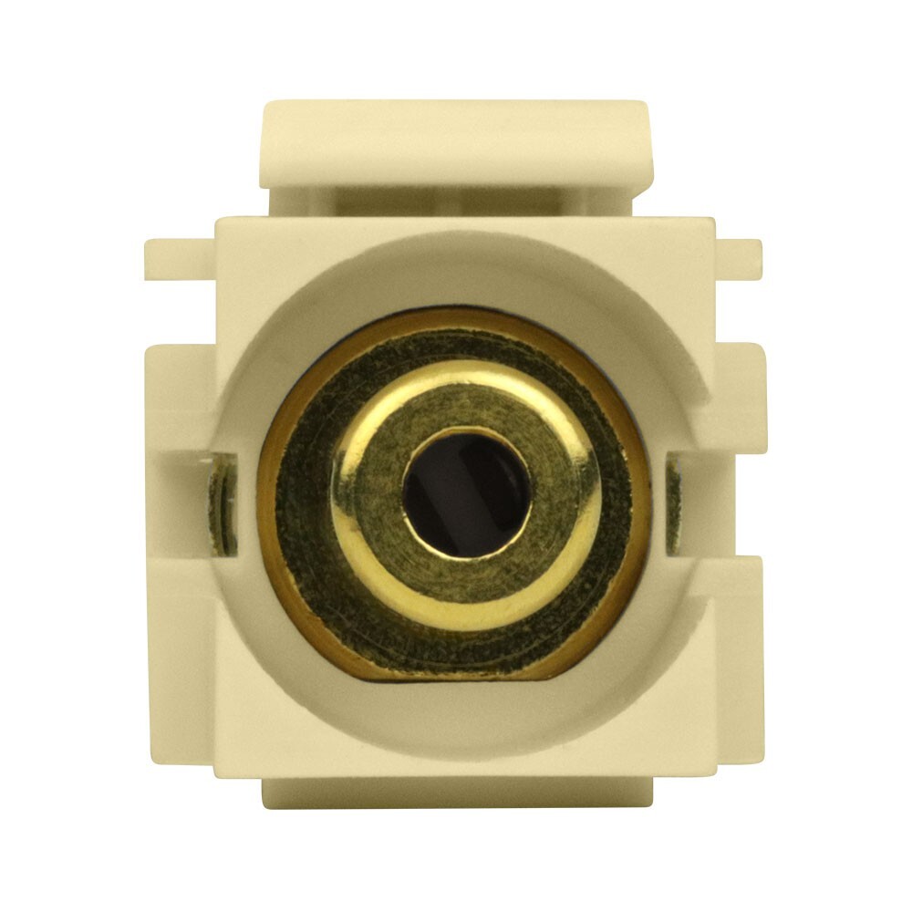 Construct Pro 3.5mm Stereo Keystone Insert-Pass Through (Ivory)