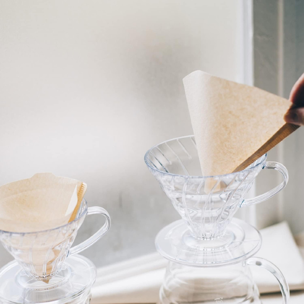 V60 Plastic Coffee Dripper, 02, Clear