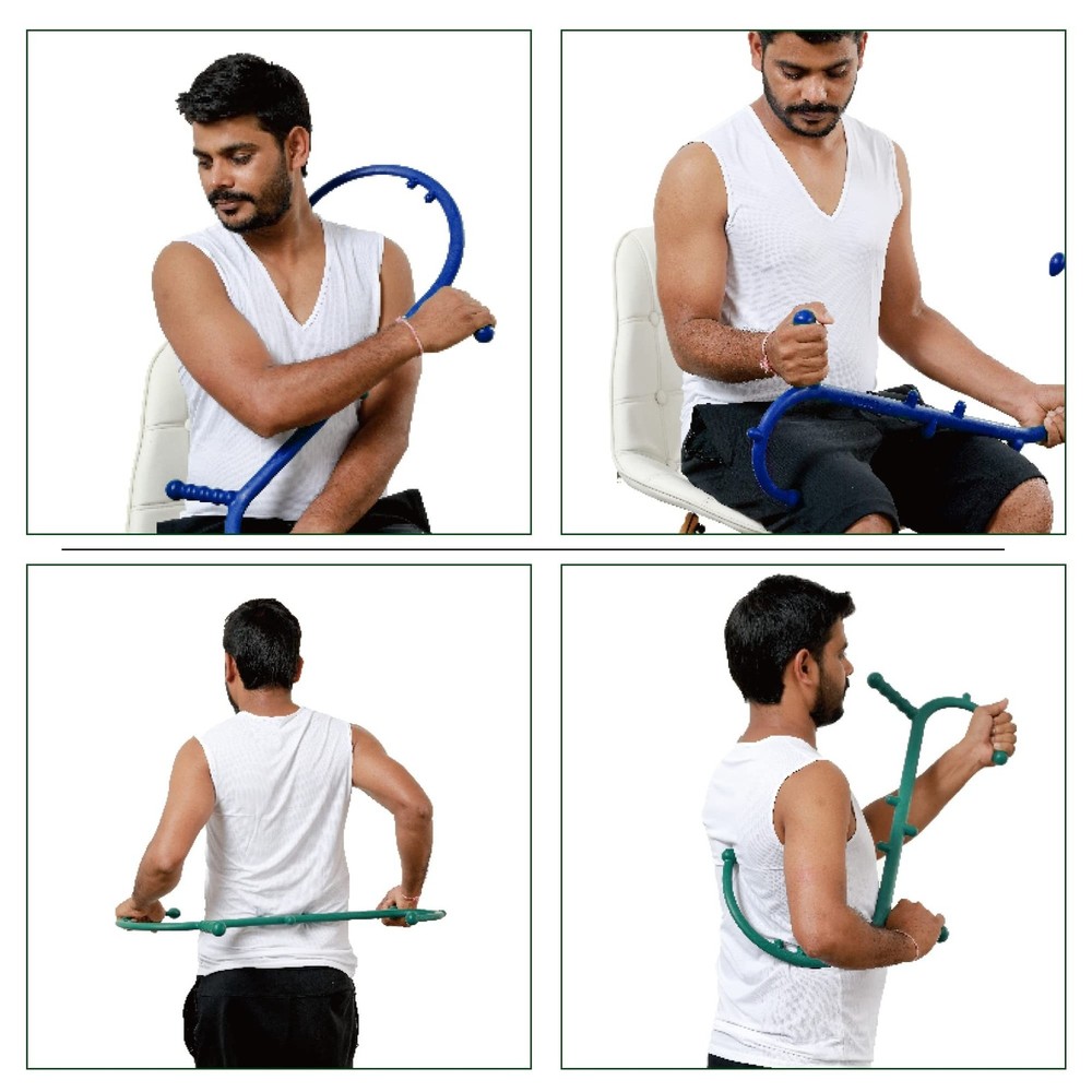 Shrdaepe 2 Pack Massage Trigger Point Cane, Body Deep Tissue, Handheld Back, ...