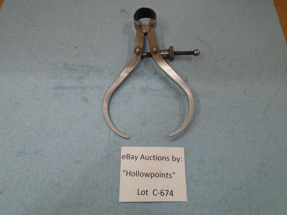 Lufkin No. 41 Outside Spring Type Caliper 4" w/ solid nut C674