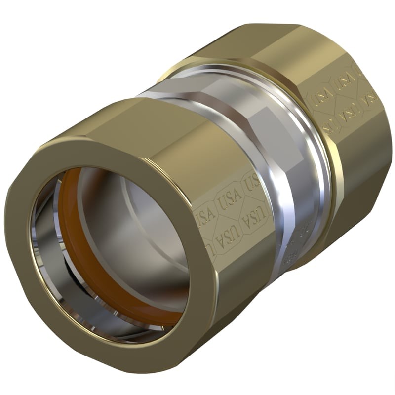 EC762USRT 1" Steel Raintight Compression Coupling
