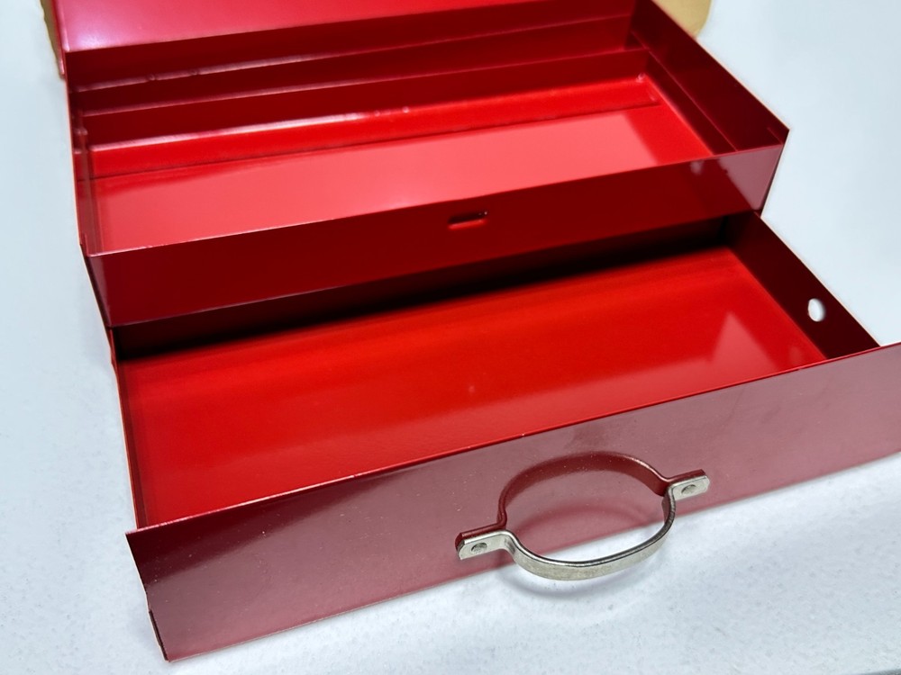 MAC Tools USA (RARE NOS) Mini Red Socket Tool Box Case w/ Single Sliding Drawer