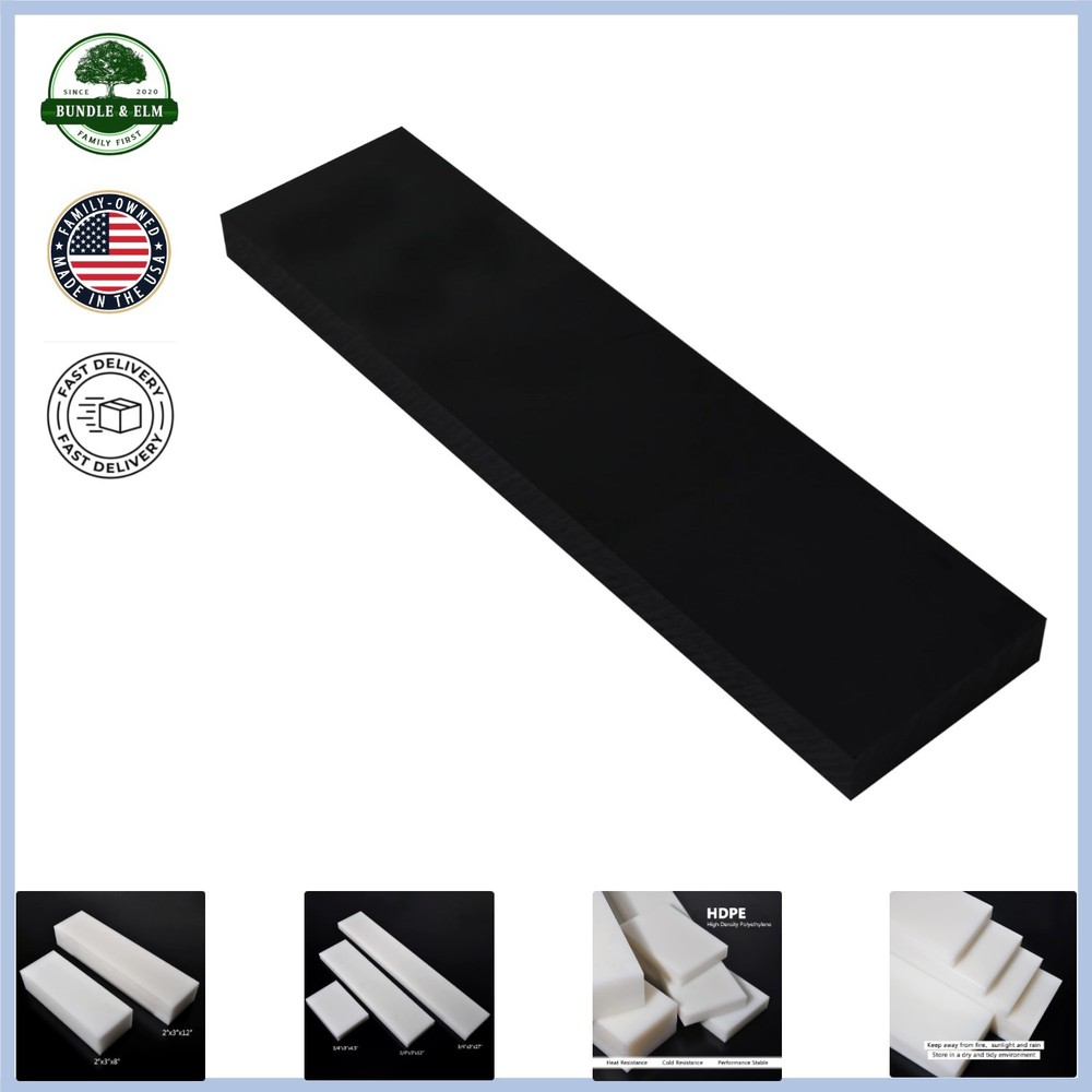 High Density Polyethylene Tapping Block for DIY Projects and Floor Improvement