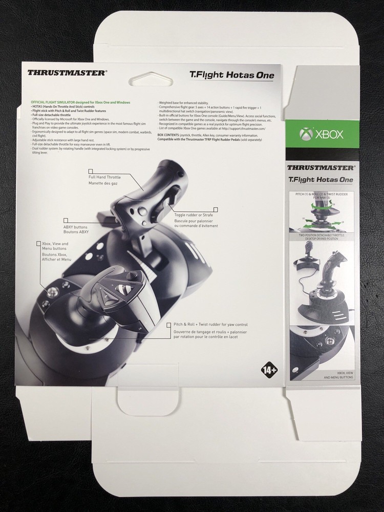 Thrustmaster Xbox TMX Force & T.Flight Hotas - Store Use Display Boxes Only